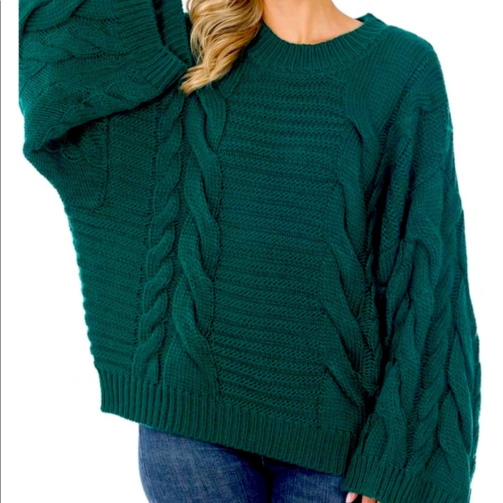 𝑩𝒐𝒉𝒐 Bell Sleeve chunky sweater variety sz